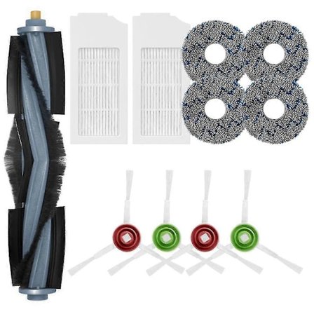 Kompatibel med Deebot T10/T10 TURBO Delar Hepa Filter Huvudborste Sidoborste Mopp Pad Robot Dammsugare Reservtillbehör