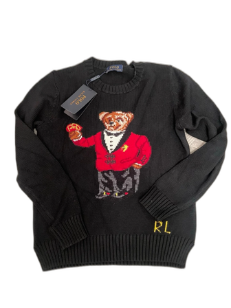 Svart stickad tröja Polo Ralph Lauren