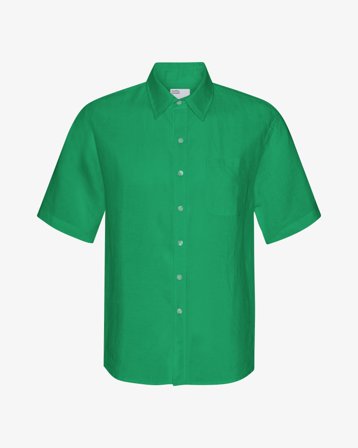 Linen SS Shirt - Kelly Green S