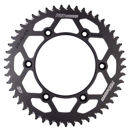 Corona Proworks Alluminio Nera - Honda CR 125R 1983-2007