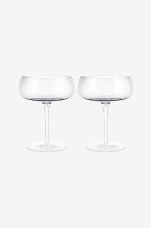 Blomus - Belo Champagnebeger 20 cl 2-pk Clear - Transparent - Vinglass - Fra Homeroom