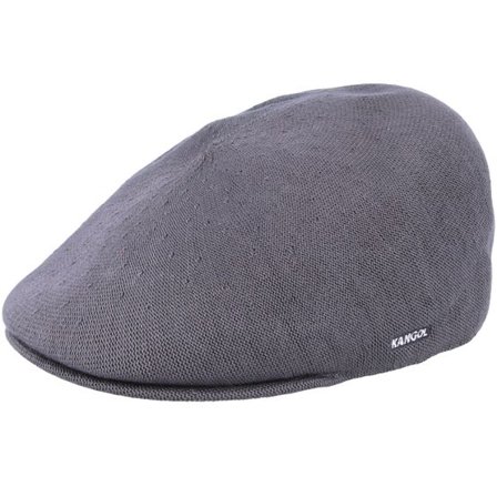 Kangol - Grå flatcap Keps - Bamboo 507 Charcoal Flat Cap @ Hatstore