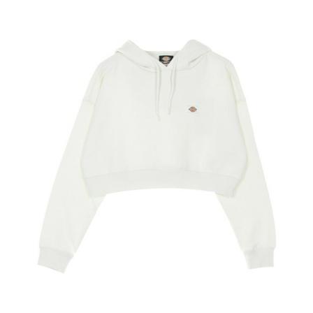Dickies Short hoodie Hvid, Dame