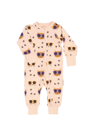 Geggamoja Pyjamas Bambu & sovkläder Unisex Rosa 74/80