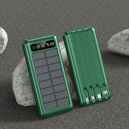 Varavirtalähde Sisäänrakennettu 4 Kaapelia 40000 Mah Kannettava Ulkoinen Akkulaturi