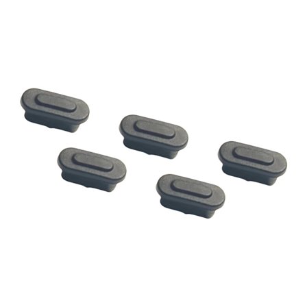 5/10 stk. USB-opladningsportbeskytter Type-C støvpropper Universelle støvhætter