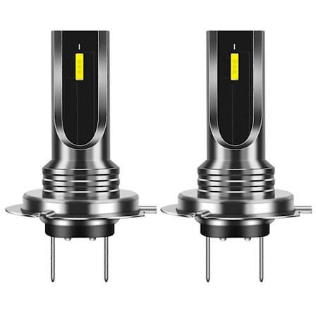 2 kpl auton H7 LED-lamppuja ajovalopolttimo valkoinen 6000K 80W CSP-siru 6SMD moottoripyörän sumuvalo 1860 16000L