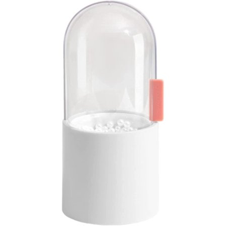 Makeupbørste Opbevaringsboks, Makeupbørsteholder Med Låg, Med Klar Roterende Låg Og Støvfri Perler-