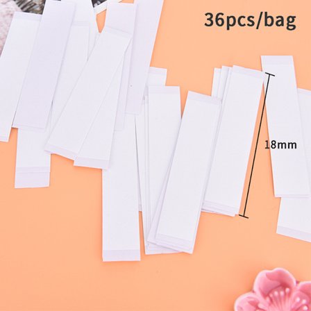 36 stk klar dobbeltsidig tape for kjole mot kroppshud mot eksponering