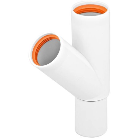 Faluplast 2316139 Grenrør 32 mm, 45°, Innendørsavløp