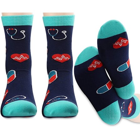 Sykepleiersokker Medisinsk Sykepleier Lege Nyhet Crew Sokker Sykepleier Graduation Gaver