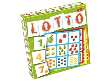 TACTIC Frukt-lotto inlärningsspel 2–4 spelare från 3 år - Lyreco - Skola och förskola - Lekmaterial - Spel - Från 3 - 4 år