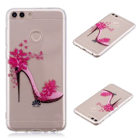 Deco Huawei P Smart cover - Rose High Heel