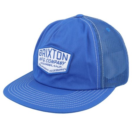 Brixton - Blå trucker Kasket - Coleson Hat Royal/Royal Trucker @ Hatstore