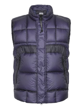 C.P. Company D.d. Shell Down Vest - Purple - S