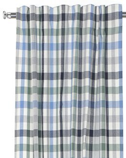 Gardinlængder Ruth genbrug 2-pak Ljusblå