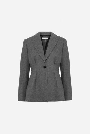 CAMILLA PIHL - Ennia Flannel Blazer - Grey Melange - 40