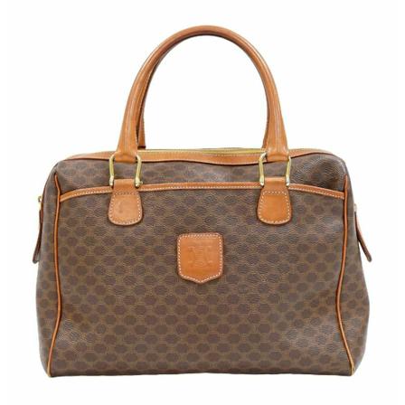Celine Vintage, Pre-owned Macadam Bag Bruin, Dames, Maat:ONE Size