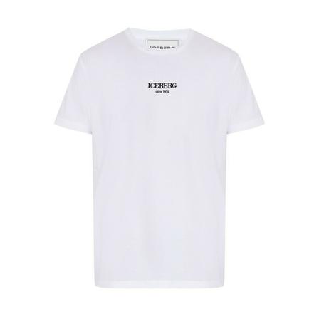 Iceberg T-shirt with logo , Wit , Heren , Maat: L