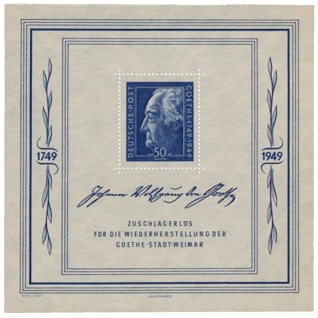 Tyskland - MICHEL Blok 6 - Miniark - Postfrisk