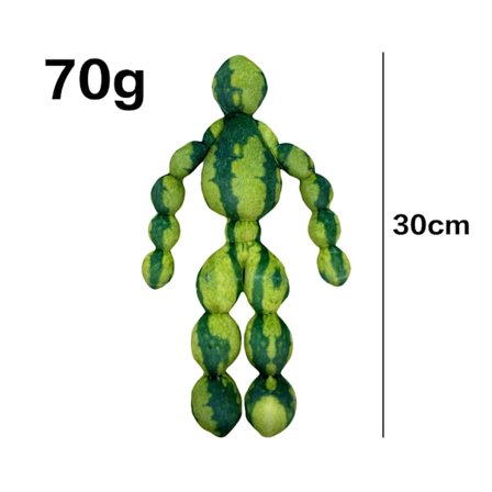 SMG4 vattenmelon man rolig vattenmelon man plysch leksak docka plysch docka