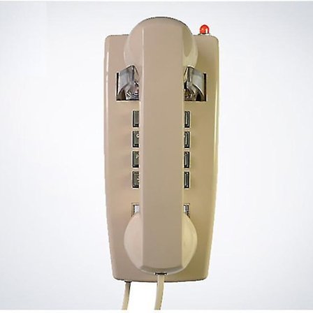 Fasttelefon med ledning, veggmontert telefon med høy ringelyd A