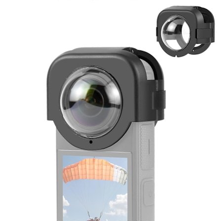 For Insta360 X4 PULUZ Snap-on Linsebeskyttelse (Svart) LGL