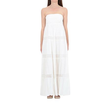 Twinset, 221Tt 203100381 Dress Wit, Dames, Maat:M