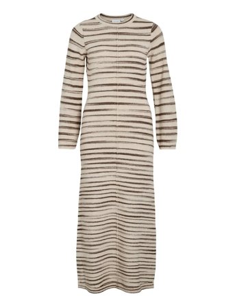 Vila | Vialaina O-Neck L/S Ankle Knit Dress/Bfs | S