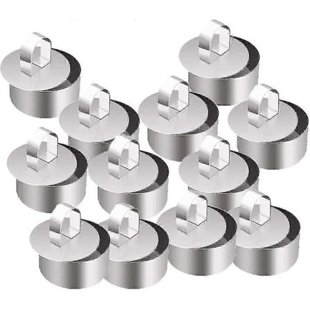 Kakkuvanteet, 12 kpl, Mousse-kakkumuotit ja leivontavanteet