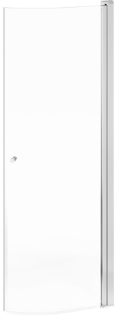 Gustavsberg Round Duschdörr klarglas, blankpolerad profil 80 cm, Badrum