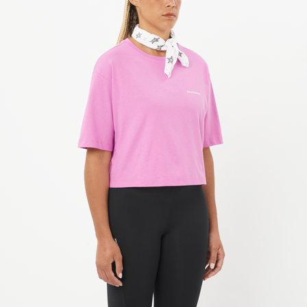 Salomon - Jakker topp Klær Short Ss Tee Relaxed W - Cyclamen