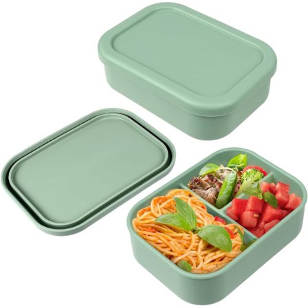 Läckagesäkra silikonmatlådor, hårda skal, lufttäta, mikrovågsugn, diskmaskin och frys