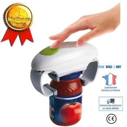 Avaa sähköinen purkkiketju - TECH DISCOUNT - Yhden kosketuksen - Säädettävä - Kädet vapaana - Nopea