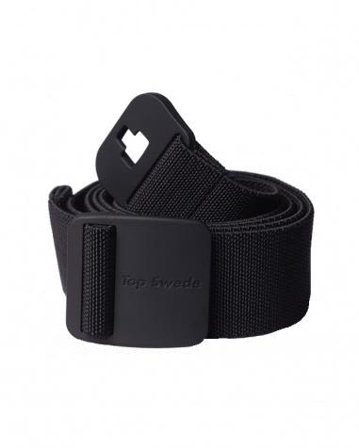Top Swede ST800 Bälte 130 cm, svart, stretch, Arbetskläder