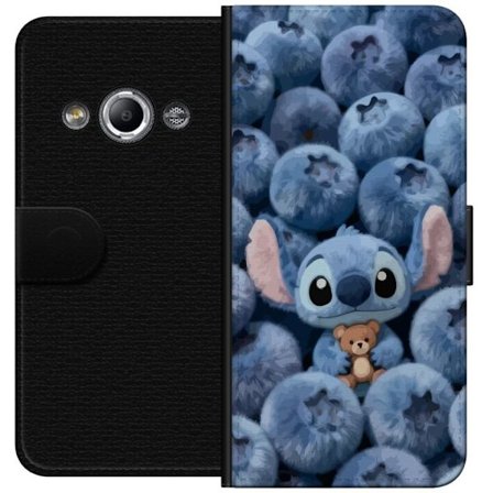 Yhteensopiva Lompakkokotelo Samsung Galaxy Xcover 3 Lady Gaga minimalistinen juliste kitaralla ja monokromisella suunnittelulla