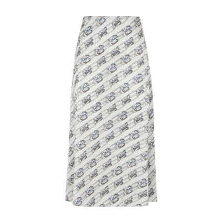 Fendi Midi Skirts Hvid, Dame