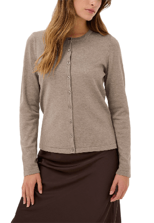 Saint Tropez MilaSZ Cardigan Tröjor Dam Beige XS