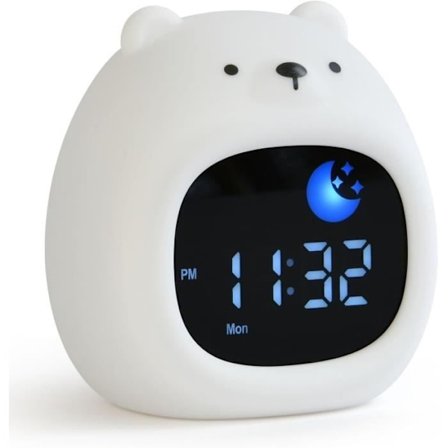 (RGB) Barnevekkerklokke - Uspesifisert - Pedagogisk - RGB Nattlys - Soloppgangssimulering - 6 Naturlige Lyder