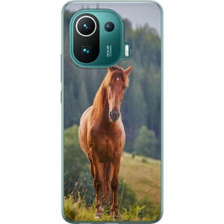 Xiaomi Mi 11 Pro Genomskinligt Skal Hästar