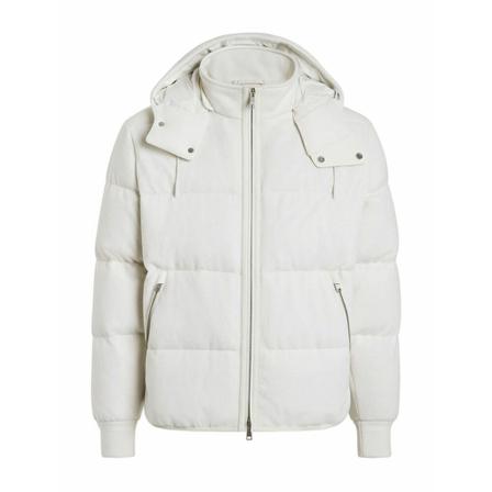 Z Zegna, Down Jackets Wit, Heren, Maat:L