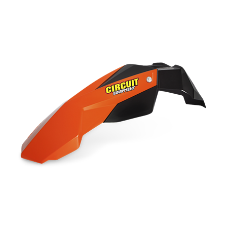 Parafango Anteriore Circuit Nero/Arancio