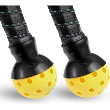 Pickleball-boldopsamler: Nemt pickleball-boldtilbehør til at samle pickleball-bolde uden at bukke sig, fastgøres til bunden af pickleball-padlen, 