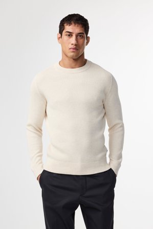 NN.07 Kaley 6499 Sweater Male White Cotton