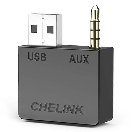 CHELINK Hyundai/Kia langattoman musiikin Bluetooth-vastaanotin autostereoihin 3,5 mm Aux USB-sovitin