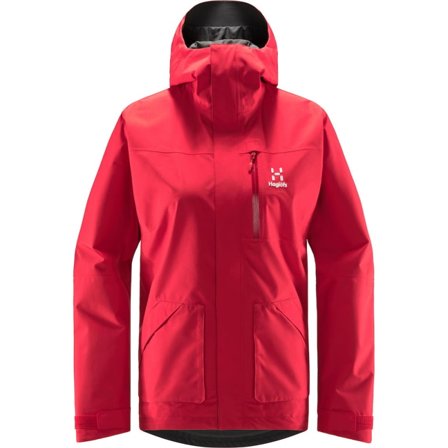 Haglöfs Vide Gore-Tex Jacket Women's Women shell jackets Red L