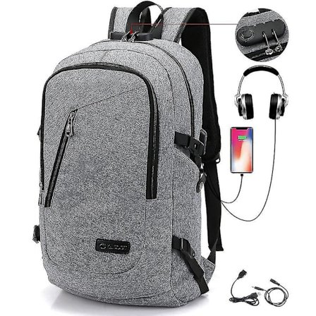 Duomi Student Backpack Usb Charging School Bag Youth Computer Bag