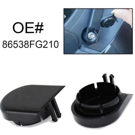 2 stk. Forreste Vinduesviskerarms Mutterdæksel til Mazda 6 RX8 CX