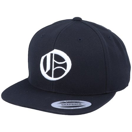 Iconic - O Letter 3D Black Snapback Snapback Black Cap - @ Hatstore
