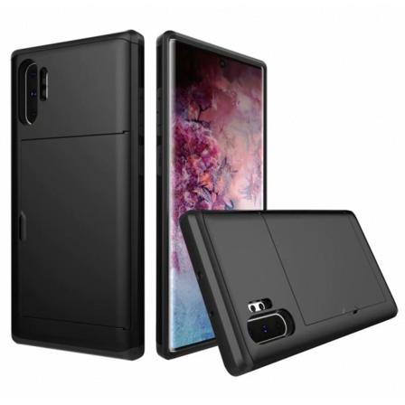 Samsung Note 10 Plus iskunkestävä kansikorttipaikka StreetWise Black